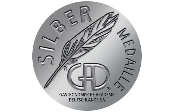 Aufkleber Silbermedaille